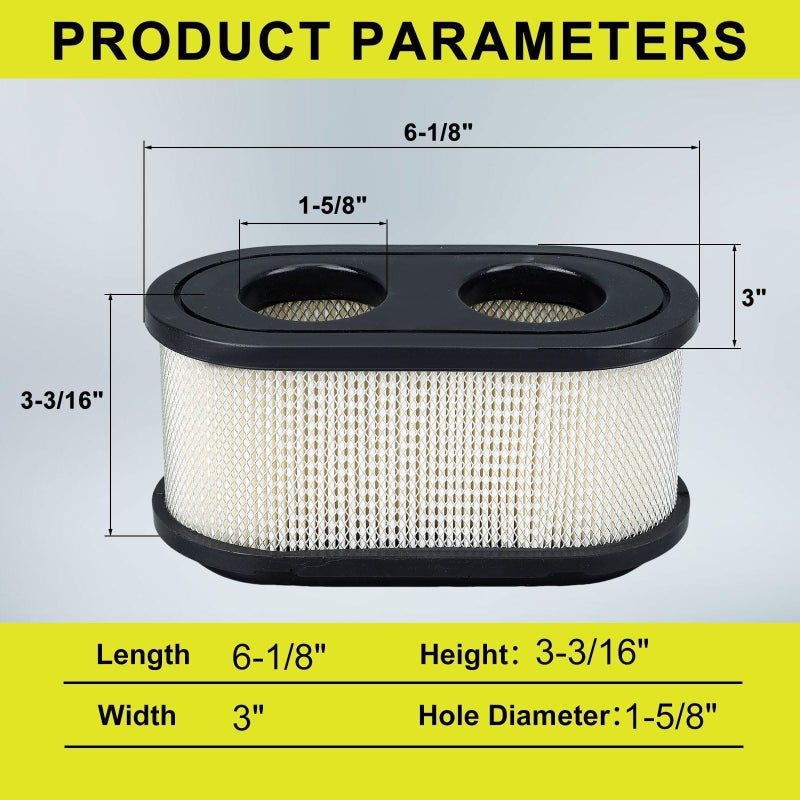 Butom 136-7806 127-9252 Air Filter Maintenance Kit for Toro Timecutter SS5000 SW5000 Riding Mower Toro 50" 42" TimeCutter SS SW SWX with V-Twin Engine - Image 4